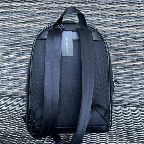 Michael Kors Cooper Men`s Backpack Black - Picture 16 of 16